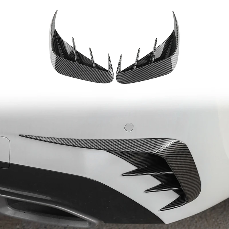 

Pair Rear Bumper Spoiler Air Vent Trim Cover For-BMW 3 Series G20 G28 2019-2021 Auto Spoiler Decor