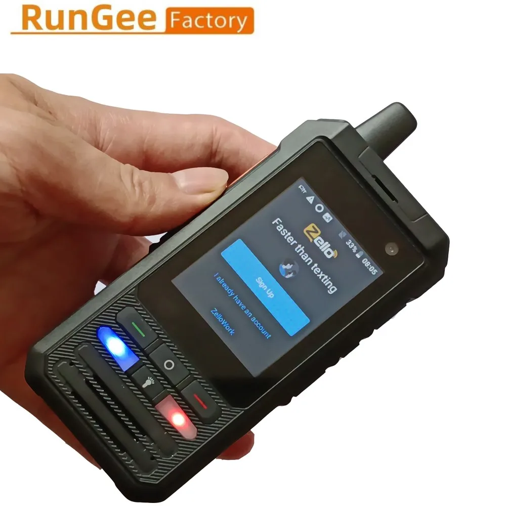 

Rungee F3 zello PTT Walkie Talkie 4G LTE Phone 1GB 8GB GPS GLONASS 5MP 2.4INCH IP68 Waterproof WiFi Bluetooth M6 Port