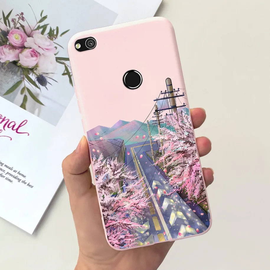 Floral Pattern Soft Silicone Case - Stylish Back Cover with TPU Bumper