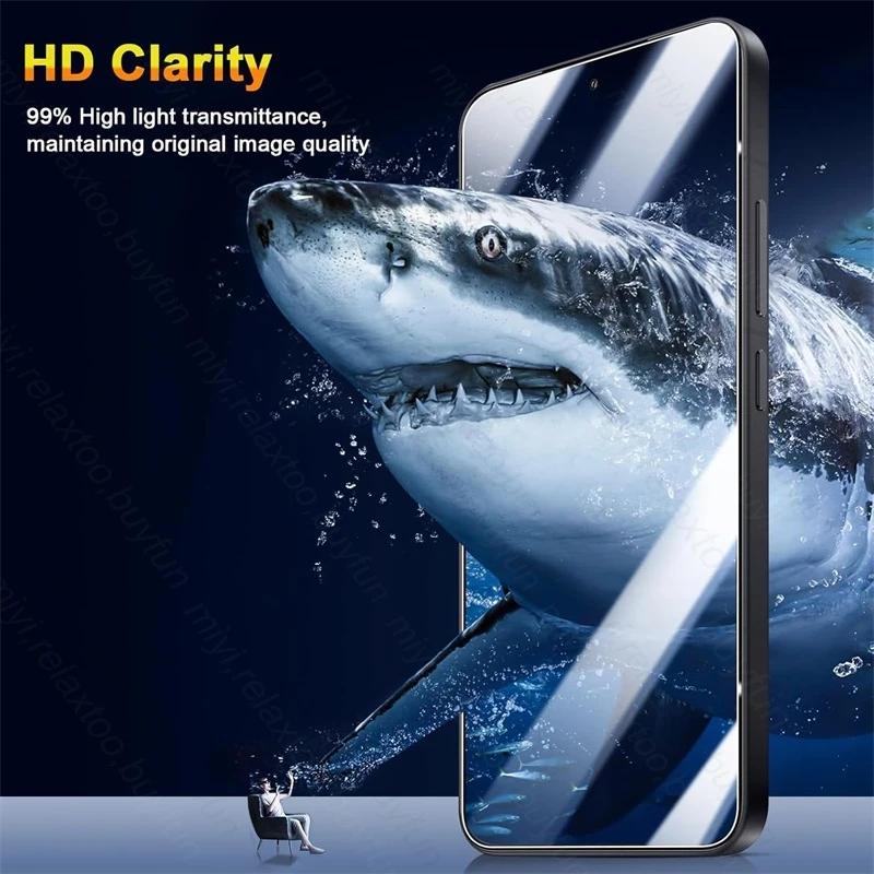 Clear 9H Tempered Glass Screen Protector and Case Combo