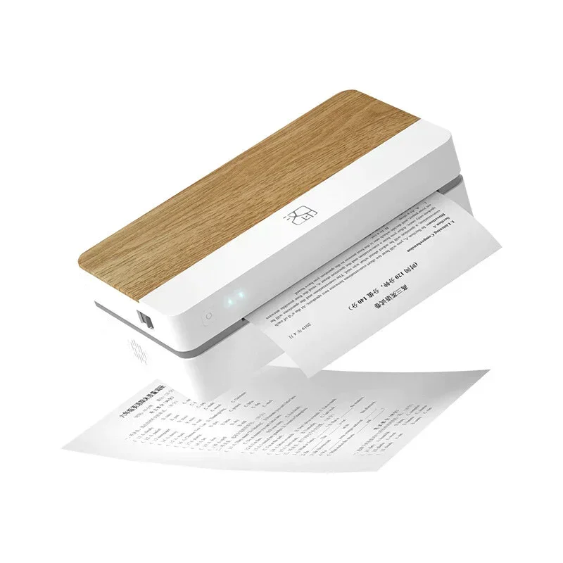 GlowMartHPRT FT800 Portable Inkless A4 Thermal Printer Color Mobile USB BT for Android IOS for Office Business Travel
