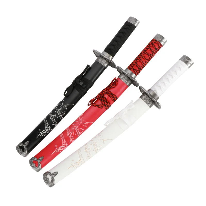 Épée Katana En Bambou Et Bois Pour Enfant Et Adolescent, Jouet De 50cm,  Accessoire De Film Haute Fidélité - Épées Jouets - AliExpress