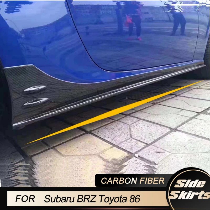 CarSideSkirtsBodykitForSubaruBRZToyota8620132018DoorBumper