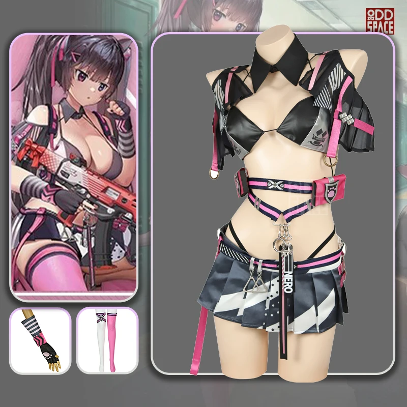 

New Role Nikke Niro Cosplay Nikke The Goddess Of Victory Game New Suit Cosplay Costume Sexy Women Cat Dress Uniform Halloween