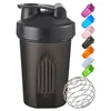 400ML Shaker Bottles Whey Protein Powder Mixer Bottle Sport Water Cups Fitness Gym Shaker Outdoor Portable Plastic Drink Cup
