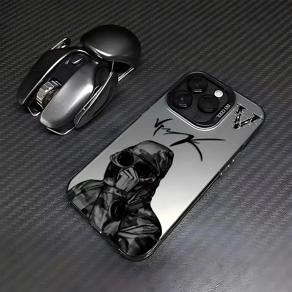 Stylish V-Vrunks Anti-Fall Matte Back Phone Case