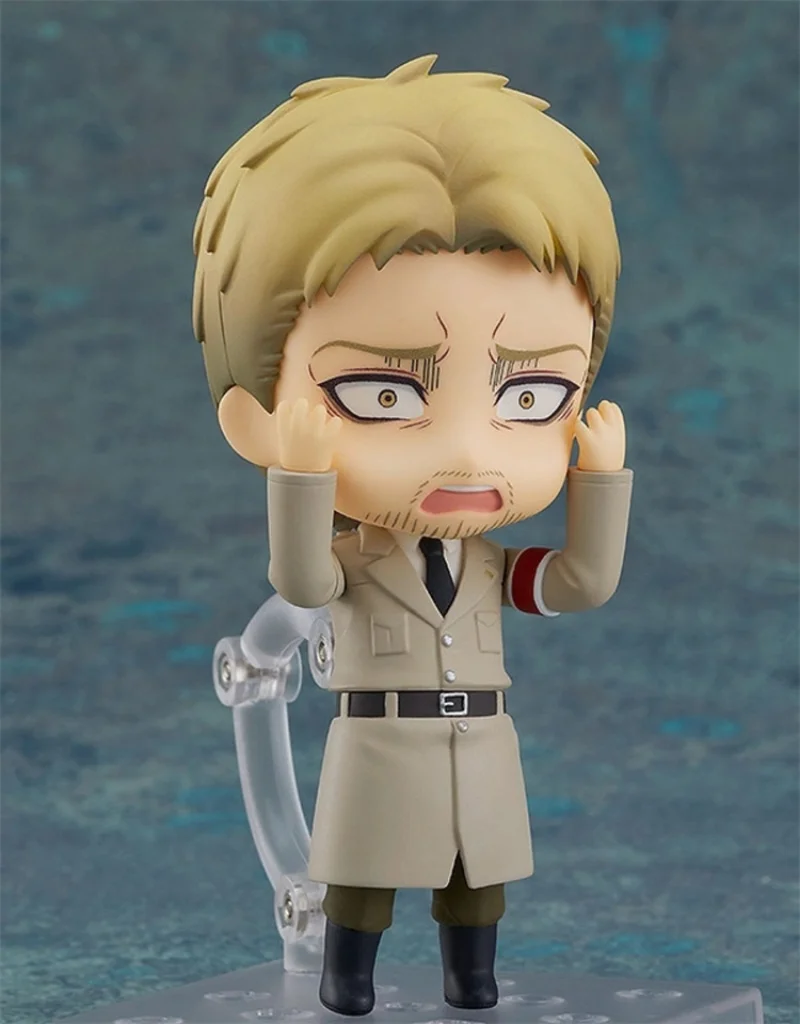 GSC Original Genuine NENDOROID Shingeki No Kyojin The Final Season Attack on Titan Reiner Braun 10cm Action Figures Model Toys