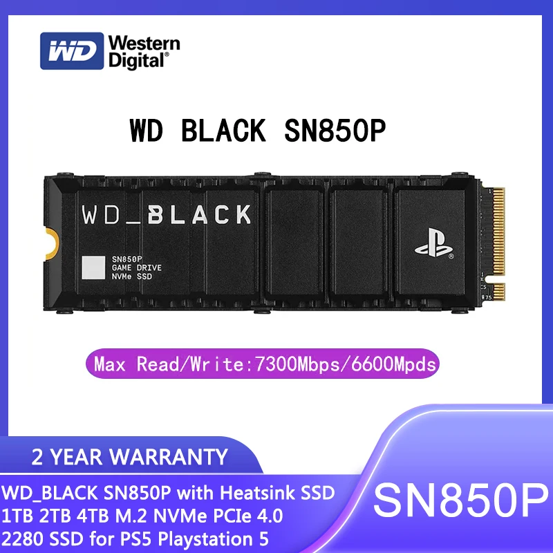 内蔵型SSD PS5 Western Digital WD_Black SN850P 1TB 1TB WD_BLACK SN850P NVMe™ SSD for PS5® consoles | Sandisk