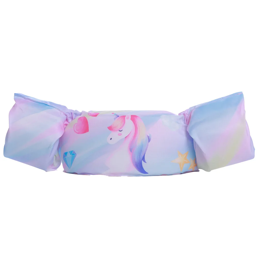Cartoon Baby Swim Float with Arm Sleeves - Adjustable Foam Safety Life Jacket