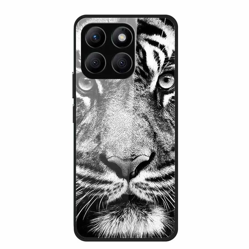 Enhanced Tempered Glass Protective Phone Case with Soft Bumper Design