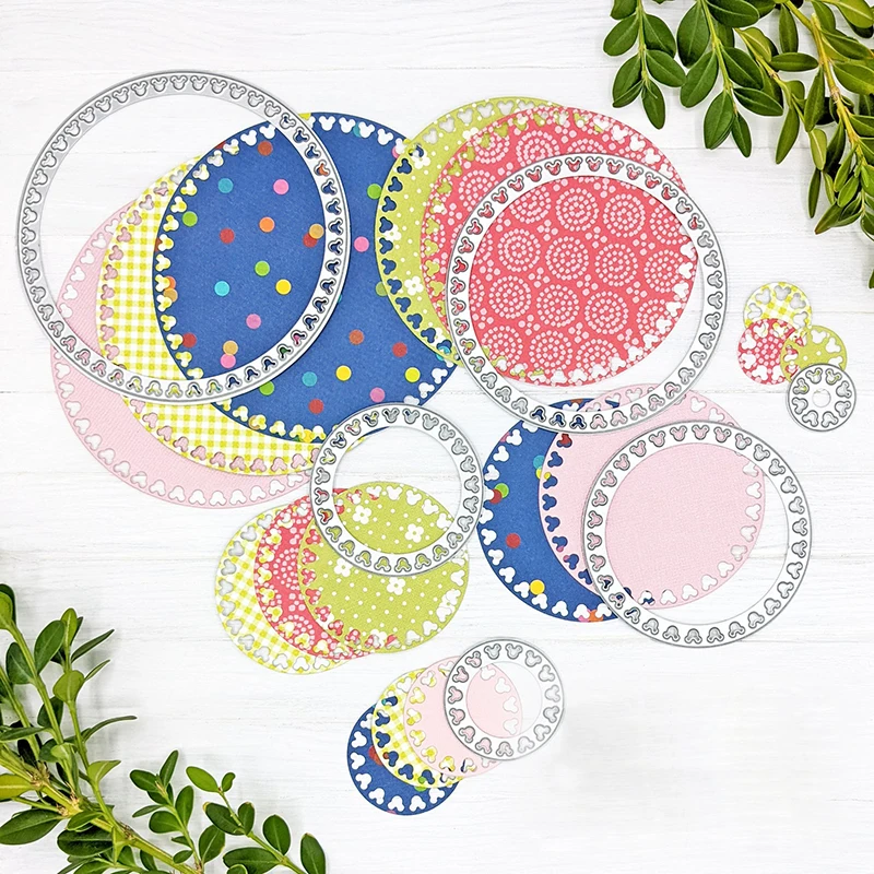 Cutting Dies Disney Mickey Mouse Head Cutting Dies Alphabets Frames Diecut for DIY Scrapbooking Embossing Paper Card Craft