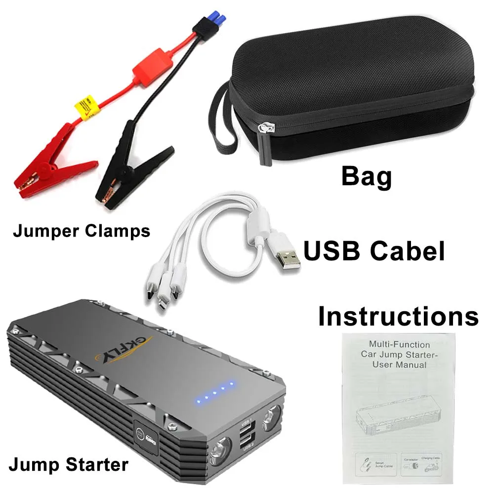 3000A Jump Starter Diesel Gas Car Battery Charger Starting Device Starter For Car 12V Emergency Power Supply Booster car jump starter jump starter car battery charger
