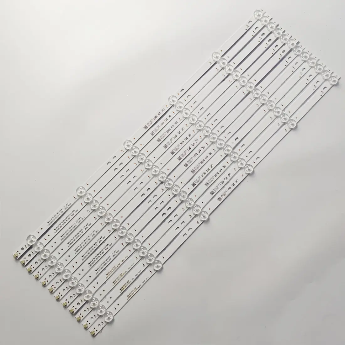 Tira de Luz de Fundo Led para 65d3 tv 6x12 12 mm v2 Hv650qub-f9a Jl.d65061330031ds-m_v02 Rnsmu6540 Rtu6549-c - Imagem 6