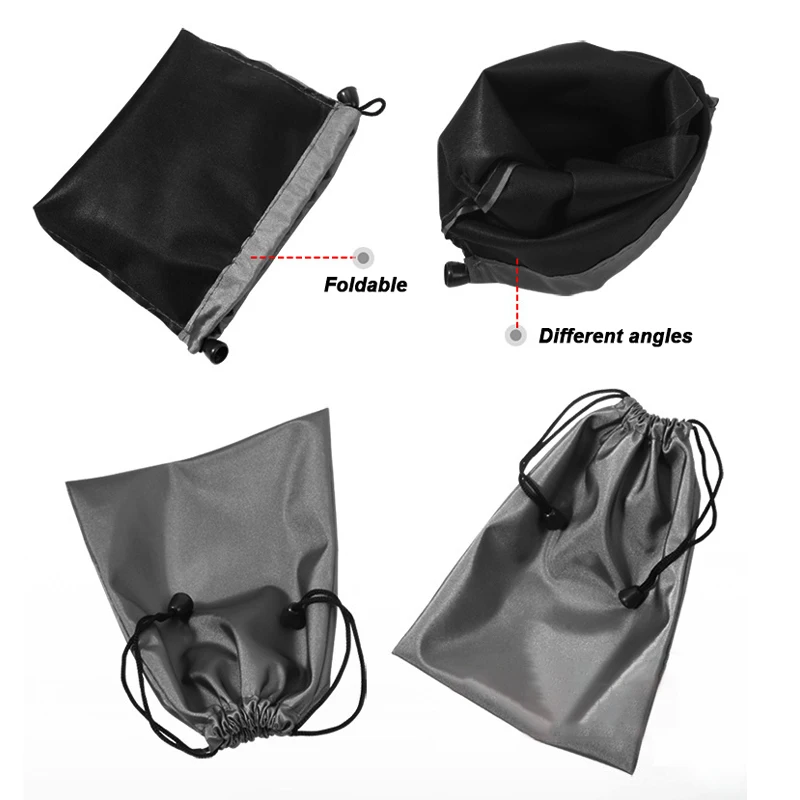 Waterproof Drawstring Bag Headset Data Cable Pouch Dust Bags Coin Earbud Storage Bag Mp3 Carrying Case Glasses Earphone Storage