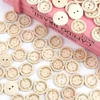100Pcs Wooden Buttons Clothing Decoration Wedding Decor Handmade Letter Love DIY Crafts Sewing Accessories - Image 5