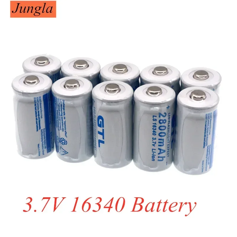 

New 2800mAh Rechargeable Li-ion 16340 Battery UniversALBC LED Flashlight Expert 2800mAh LS 16340 3.7V Li-ion Purple Color