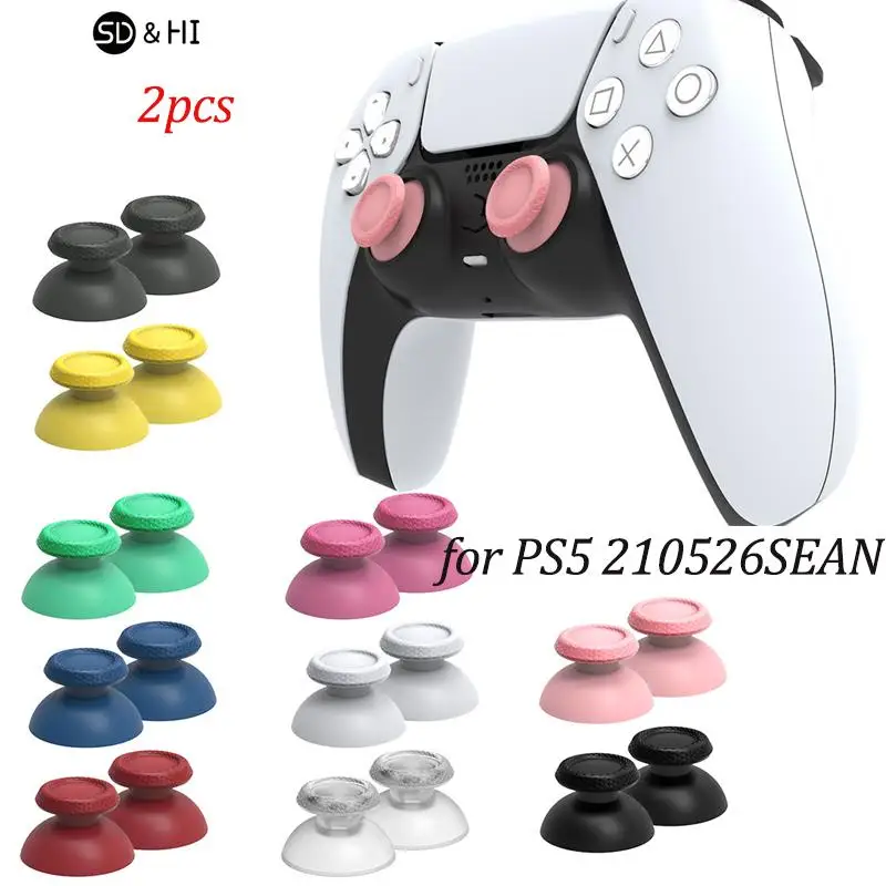 Adatto Per Manico Ps5 Testa A Fungo (Una Coppia) Ps5 3D Nuovissimo Joystick Testa A Fungo Joystick Button Pockmarked Surface