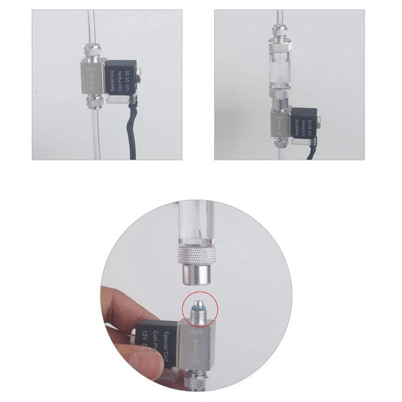 Aquarium CO2 Regulator System with Low Temperature Solenoid Valve