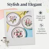Botanic Garden 30-Piece Dinnerware Set - Nature-Inspired Floral Motifs - Dishwasher, Microwave, Freezer Safe 3