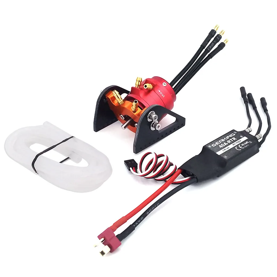 CRM 2405 AEO RC Motor Sin Escobillas De Metal Motor Contra-giratorio CRM2405 1500KV Para Modelos De Avión Con Protector De Apoyo, Dos Hélices Aportan Gran Empuje Fuerte Potencia Para Modelos Voladores