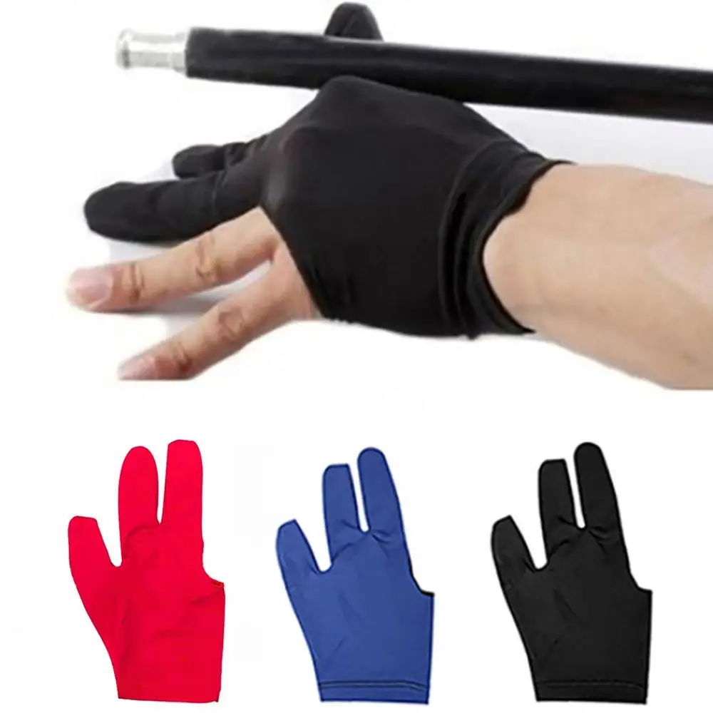 Spandex Gloves for Men Snooker Billiard Cue Glove Pool Left Hand Open