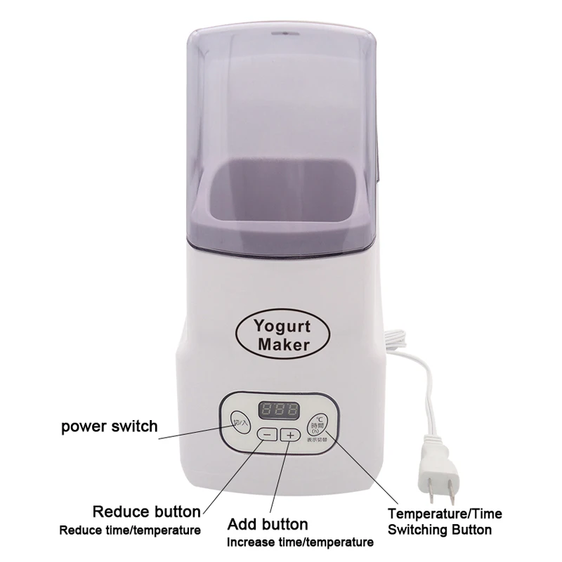 110V Automatic Electric Yogurt Maker Temperature control with timer Multifunctional Leben Rice Wine Natto Caspian yogurt Machine