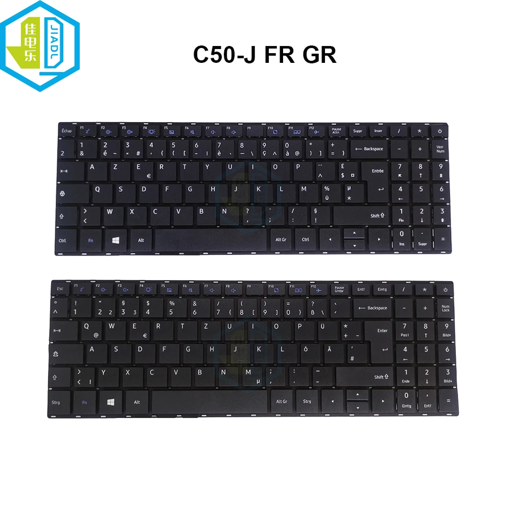 Francês Azerty Teclado para Dynabook Satellite Pro C50-j C50-j10k D0k-v6505h Kn16r-156 Nb-176505h-10-b0 Laptop pc Parts fr
