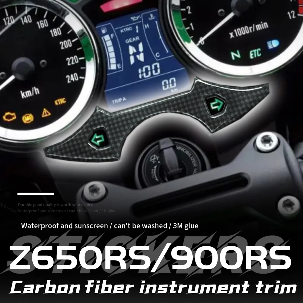 For KAWASAKI Z900RS Z900 RS 20182022 Motorcycle 3D Carbon Speedometer