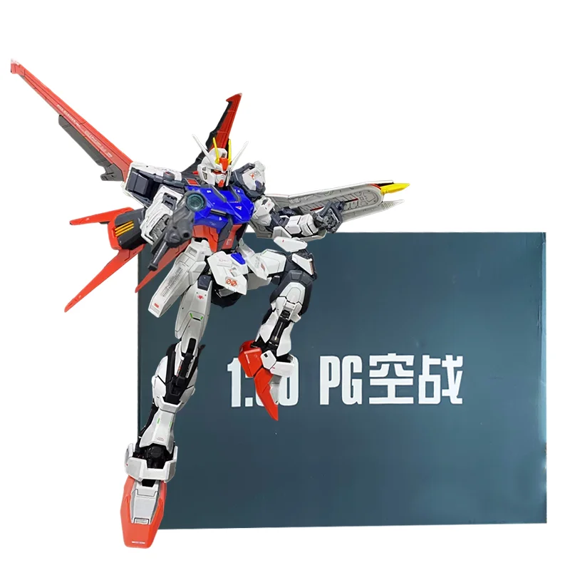 

Daban Gunpla Pg 1/60 Gat-X105 Strike with Sky Grasper Assembly Model High Quality Collectible Robot Kits Models Kids Gift