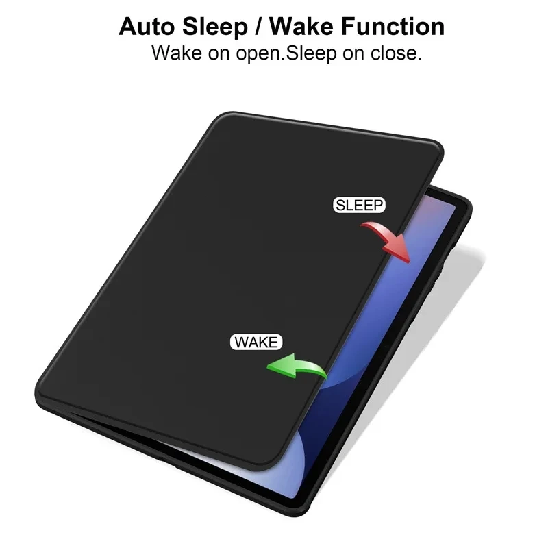 Acrylic 360 Rotation Tablet Case with Pencil Holder