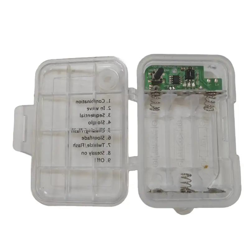 3 섹션 AA 배터리 홀더 3V No.5 타이밍 기능이 있는 방수 및 방진 배터리 카트리지
