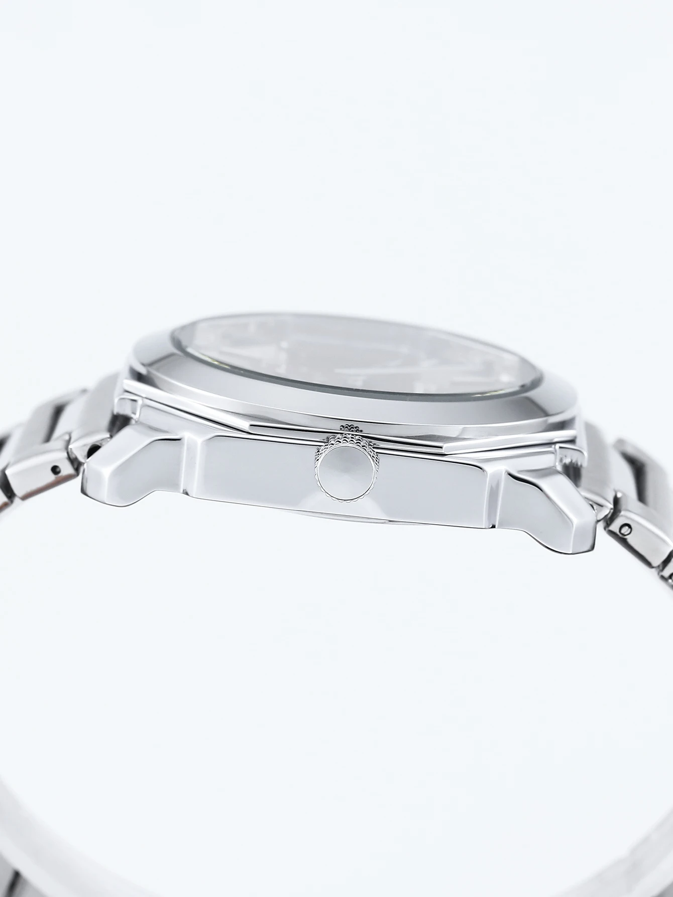 Men's Luxury Octagon Dial Stainless Steel Minimalist Wristwatch