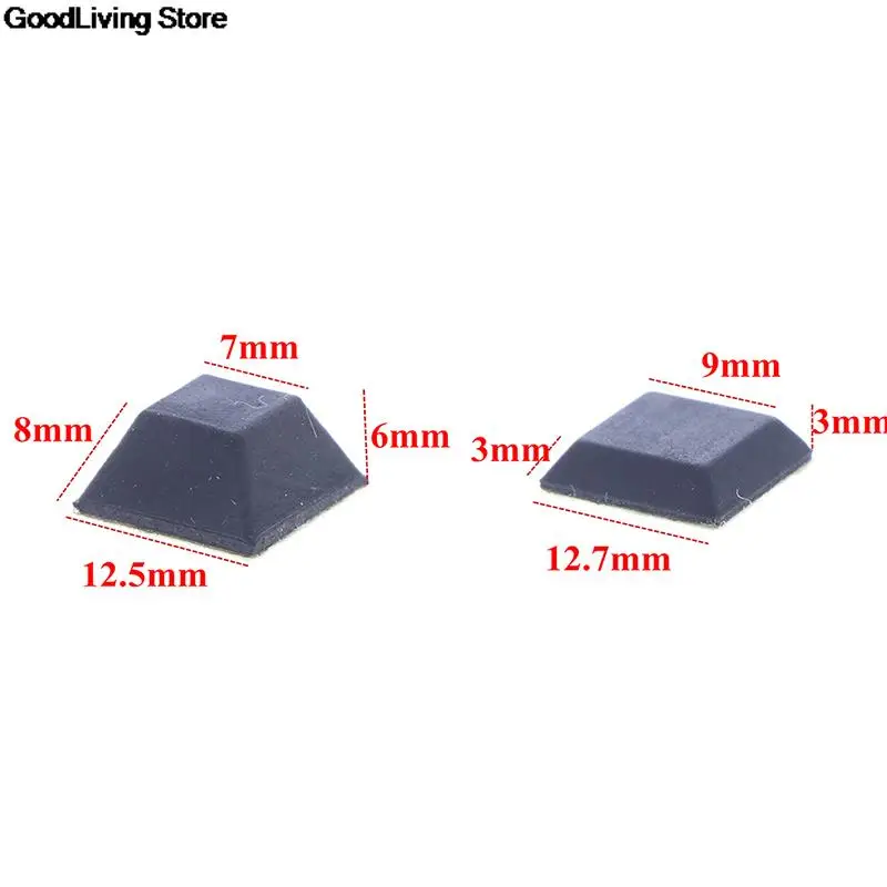 Furniture Foot Mats Furniture Foot Protector Furniture Leg Pads Furniture Foot Pads Furniture Leg Caps Rubber Furniture Feet Pads Furniture Feet 10/20/40PCS Square Rubber Feet Self-Adhesive Legs Bumper Door Buffer Stop Furniture Pads Stopper For Cupboard Drawer Cabinet