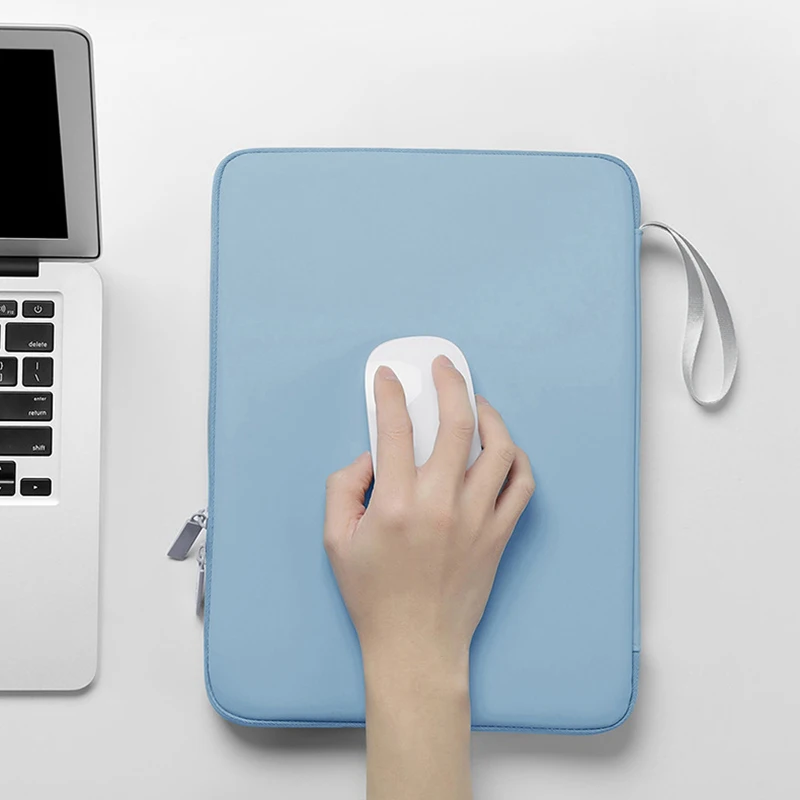 Versatile Shockproof Tablet Sleeve with Multi-Pocket Design