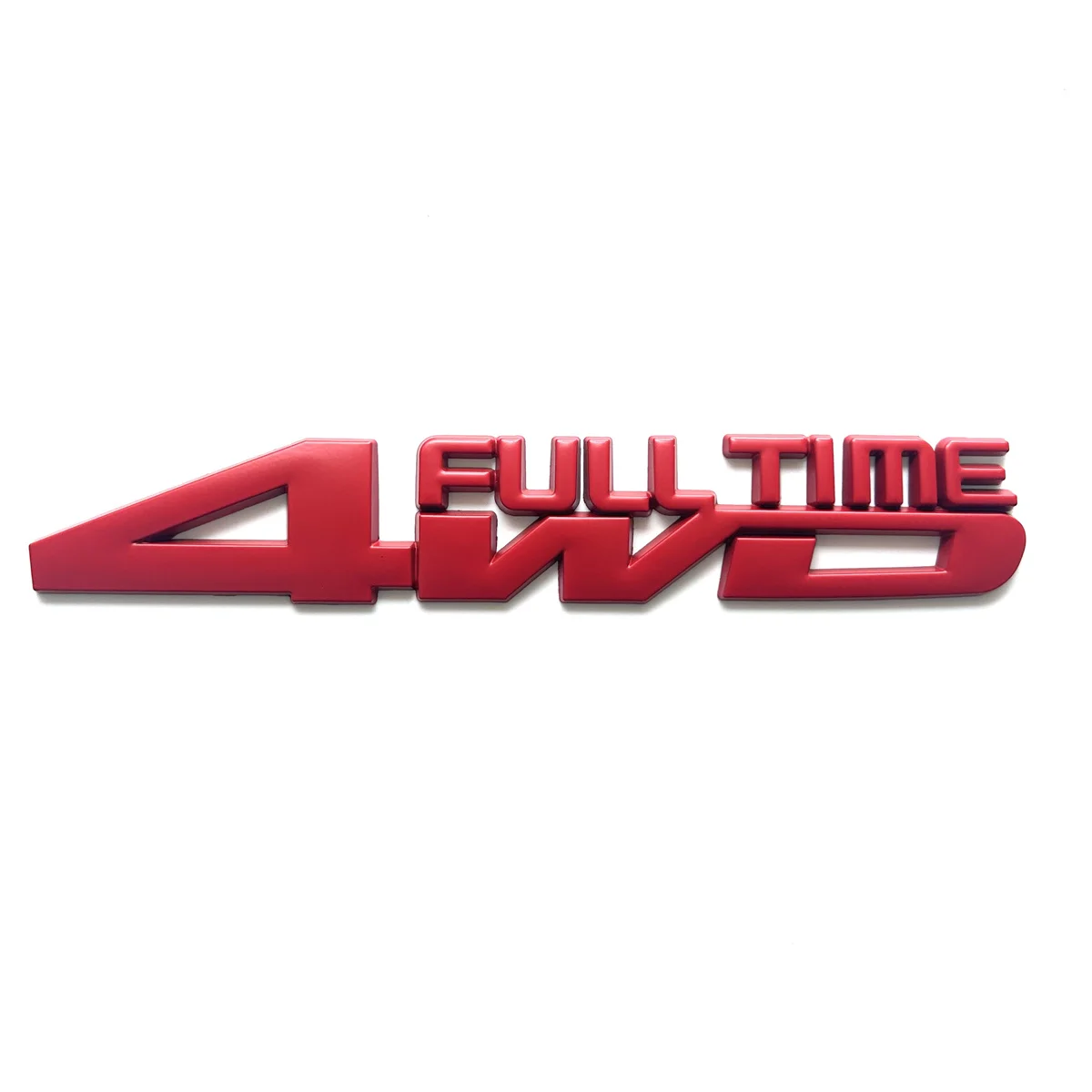 Sleek Metal 4WD Fulltime Car Logo for Trunk and Side Decoration