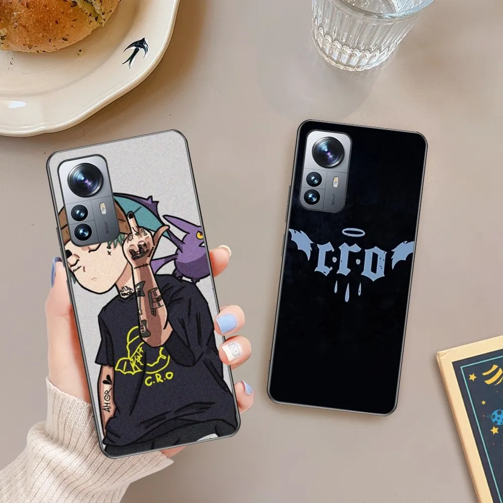 Cool Fondo Cro  Phone Case For Xiaomi 13 12 11 Redmi Note12 Poco F5 F4 Series Soft Black Phone Cover