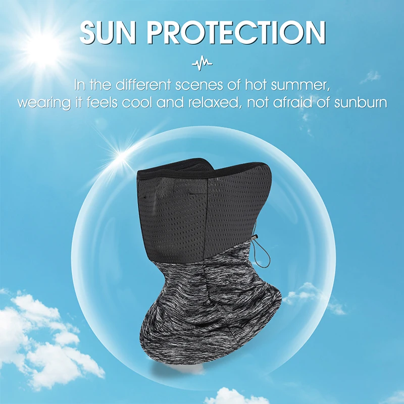 Cycling Scarf Sunproof Bandana Mask For Men balaclava mask bandana headscarf sunproof headwear