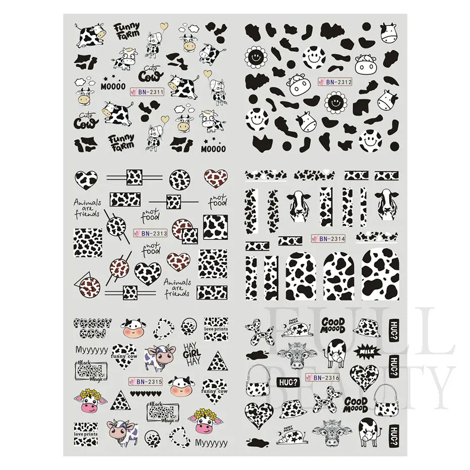 New Leopard Print Stickers For Nails Wild Animal Texture Cute 10 Sf63261ef117143da88cb0ac3ddd8c030Y