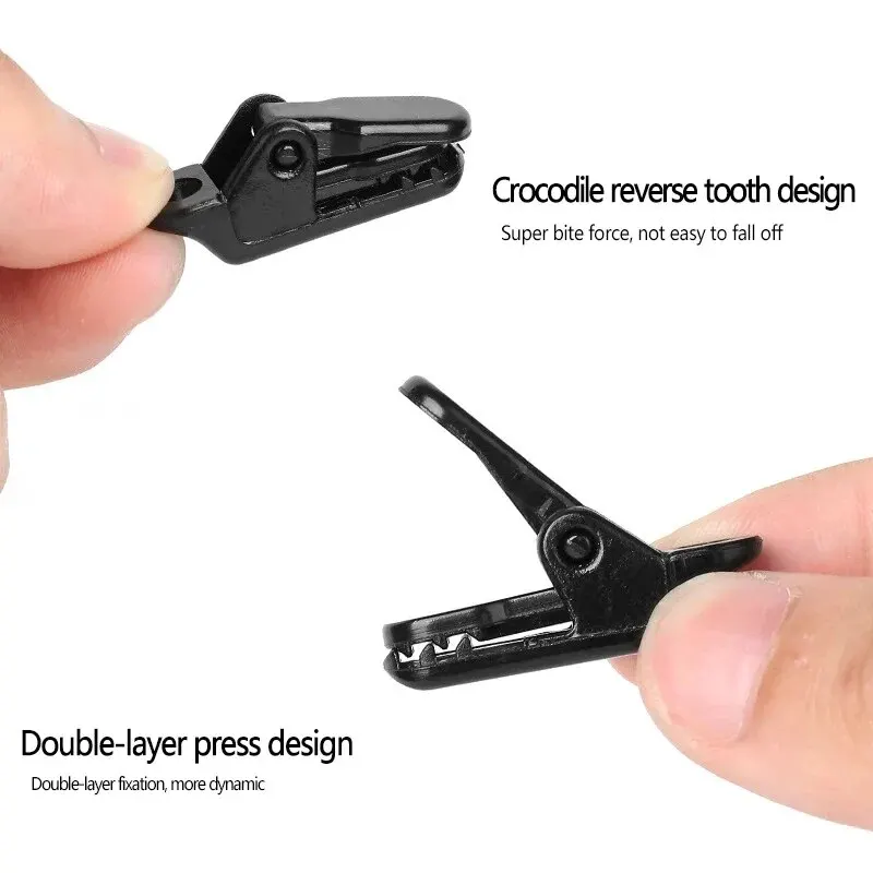 Tarpaulin Clips Outdoor Tarpaulin Clips Camping Tents Awning Wind Rope Clamp Equipment Plastic Clip Buckle Fixed Jaw Grip Hook Accesorios 10Pcs