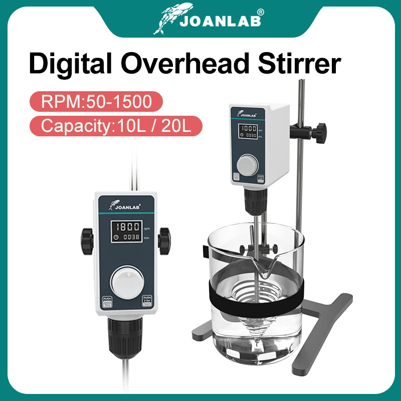 Laboratory Stirrer Electric Stirrer Digital Display Overhead Mixer Lab Equipment 110V To 220V