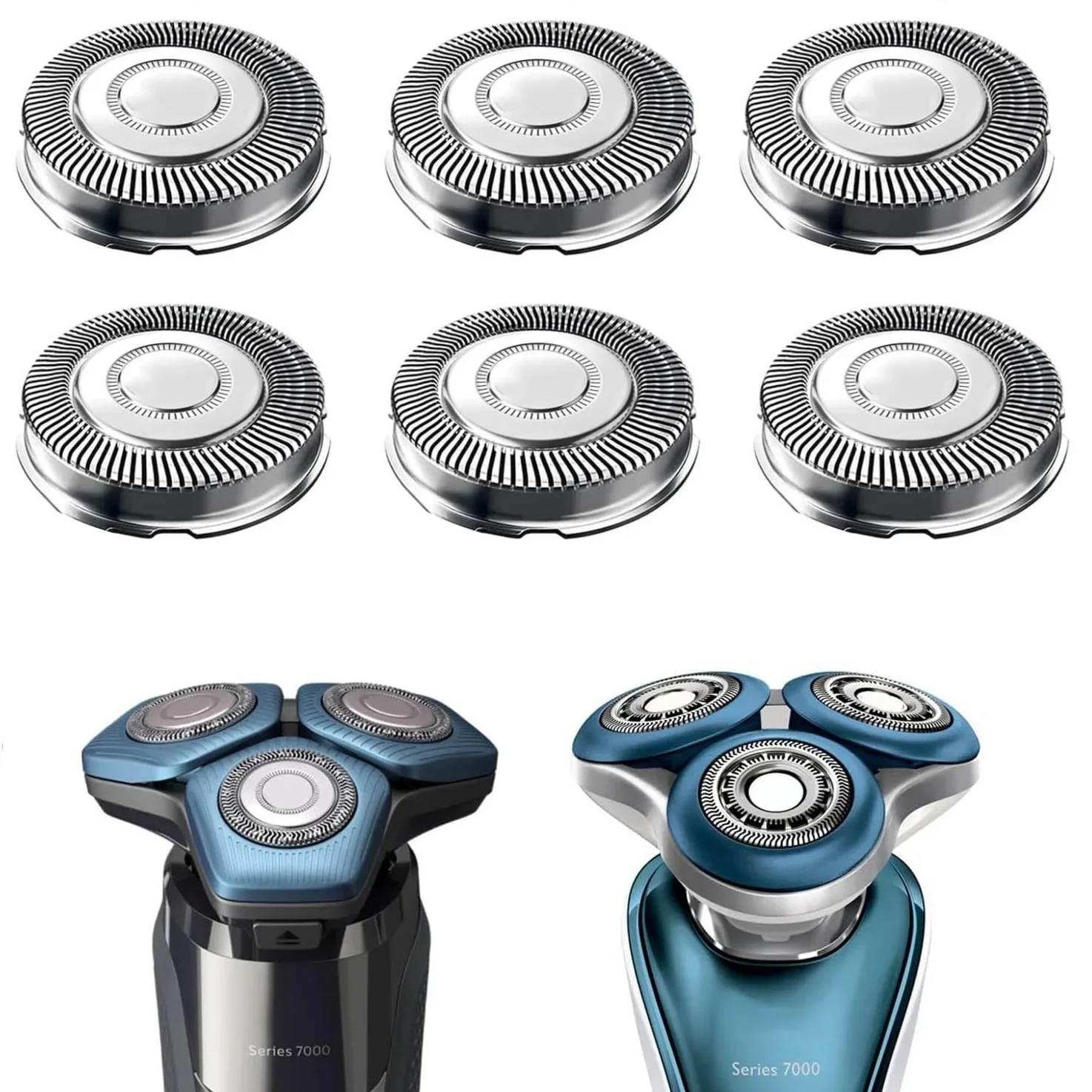 SH71 Replacement Heads Blade Compatible with Philips Norelco Shaver Series 7000 and 5000，Blade for Philips Norelco S7782，S7788