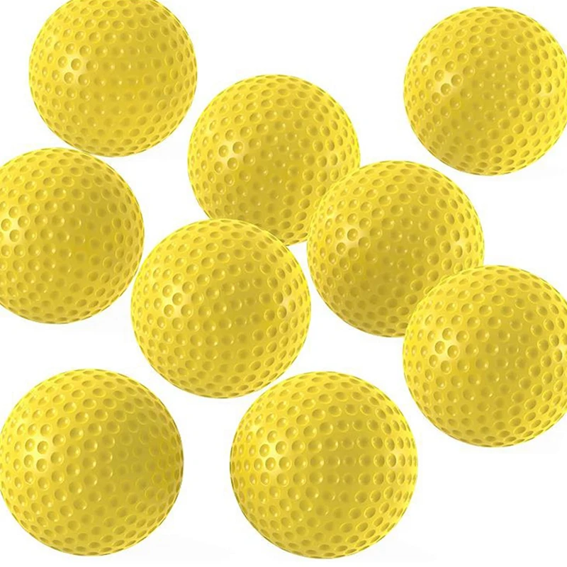 

Мячи для игры в гольф из пенопласта, 18 вмятин, ограниченный полет, Реалистичная производительность, мятые ягодицы идеально подходят для использования в помещении
