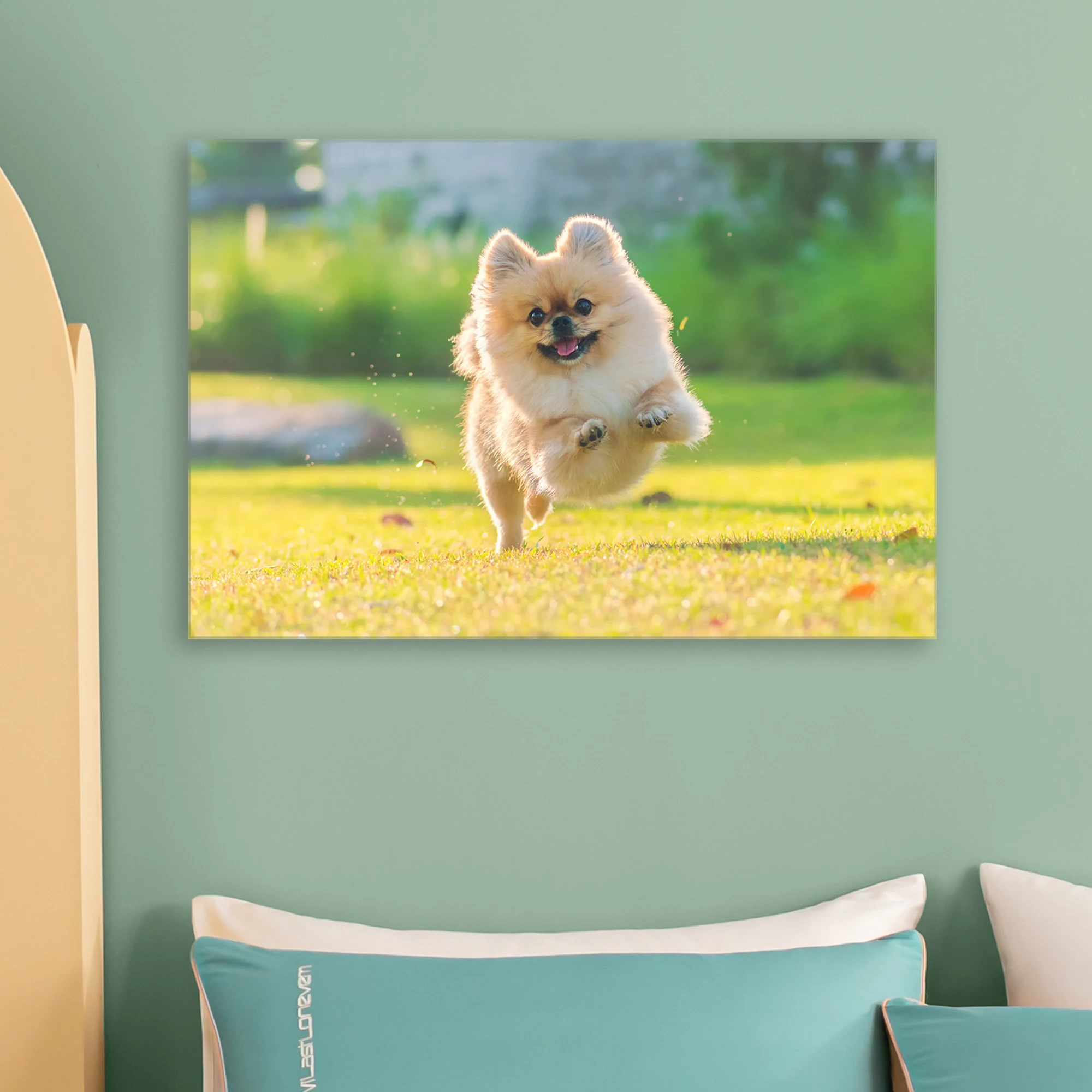 Dog Cat Paintings Prints Personalized Canvas Prints with Your Pet Dog Cat for Home Decoration