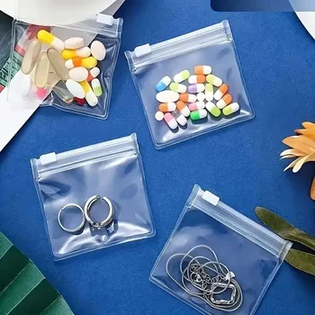 Pill Pouch Clear Bags Zippered 1