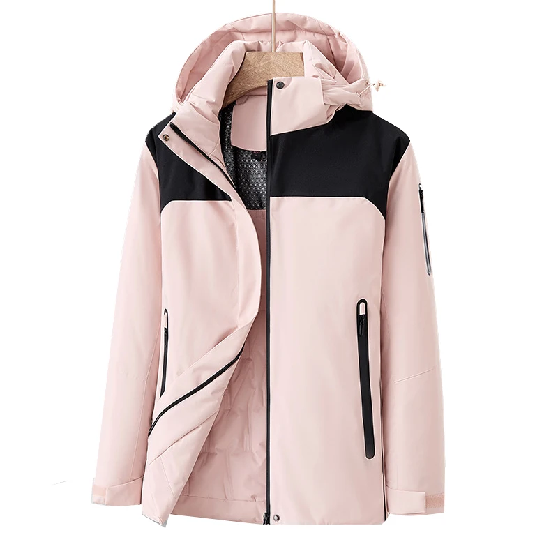 Women Winter Snow Jackets Waterproof Windproof Fleece Warm Outdoor Raincoat Hiking Camping Skiing Climbing Thermal Jacket