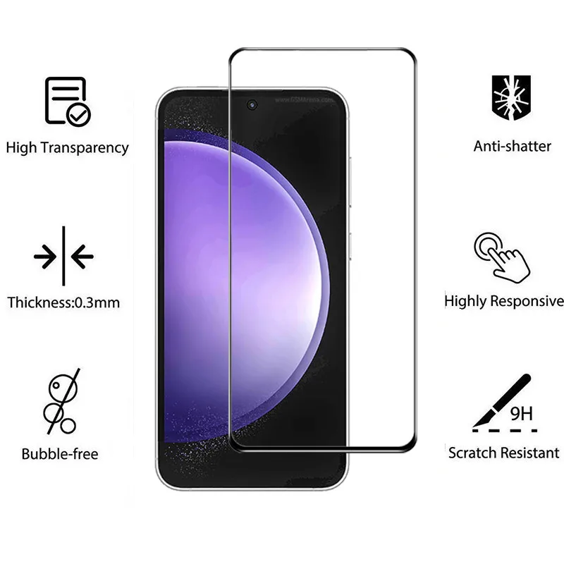 S25 Ultra Tempered Glass for Samsung S25 S24 S23 S21 S22 Screen Protector for Galaxy S23 FE Glass Film for samsung s23 fe 6