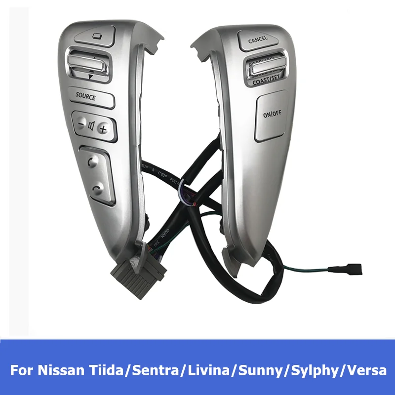 STEERING WHEEL CRUISE CONTROL BT SWITCHES for NISSAN TIIDA SENTRA SUNNY