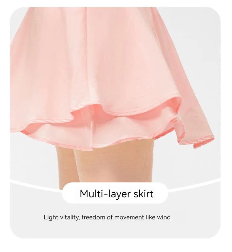 Girls Sport Skirt Children Anti-embarrassment Breathable Yoga Dance Training Running Hiking Tennis Summer Clothes for Kids 11 Sf6330fab4b7f422686d6830b55741465d