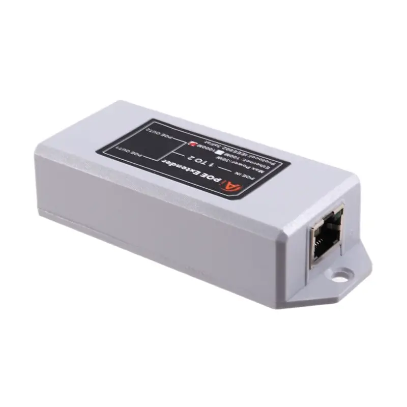 AB97-Professional 1000Mbps 2포트 기가비트 POE 익스텐더, IP 카메라, NVR, AP 커버리지 최대 100M 확장 - IEEE 802.3Af/A
