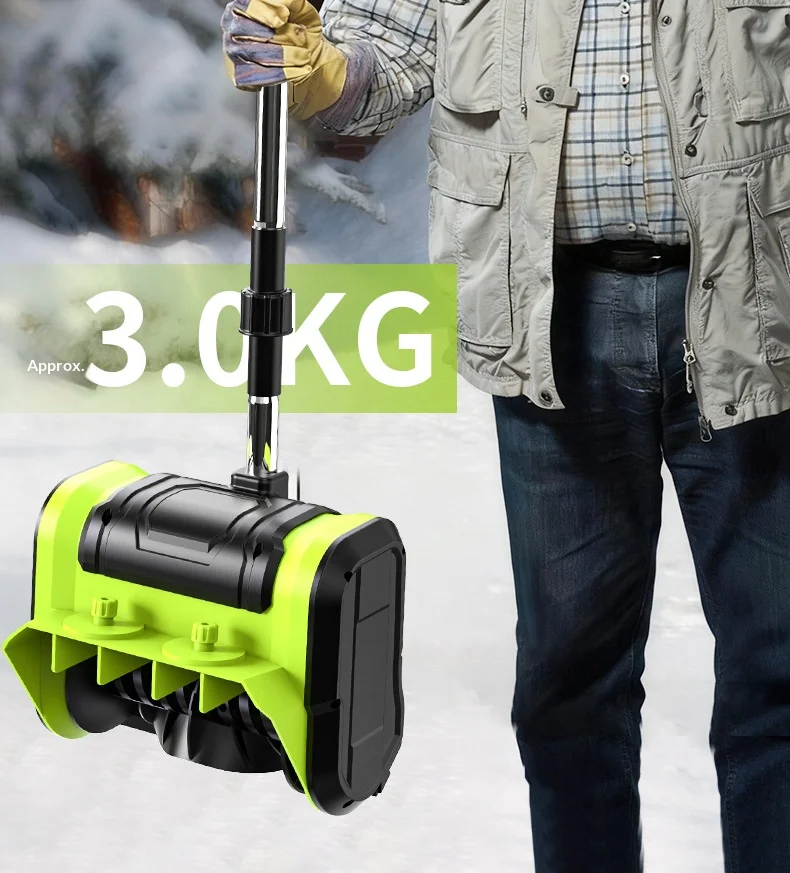 Cordless Electric Snow Shovel Blower 8M Throw Distance 900W Power for Fast Yard